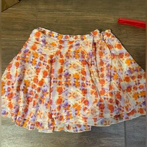 Aerie Tie-Dye Wrap Skirt Size M